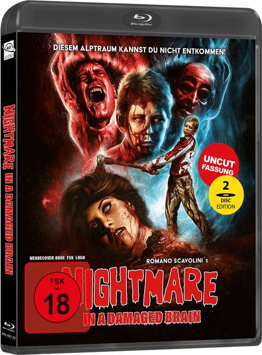 Nightmare in a Damaged Brain - Limited Edition - Uncut - Schwarze Box - Cover 1 (Blu-ray Disc)