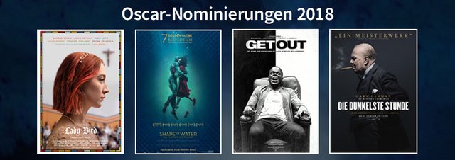 Oscar-Nominierungen 2018: Die Nominierten der Oscars 2018: Diese Filme sind dabei!