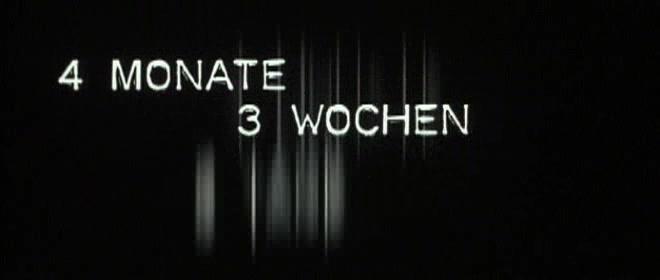 4 Monate, 3 Wochen, 2 Tage - Trailer - Deutsch