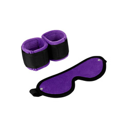 Soft Handcuffs with Mask, 2 Teile