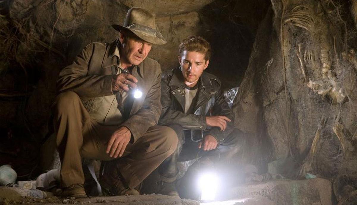Harrison Ford und Shia LaBeouf in 'Indiana Jones und das Königreich des Kristallschädels' 2008