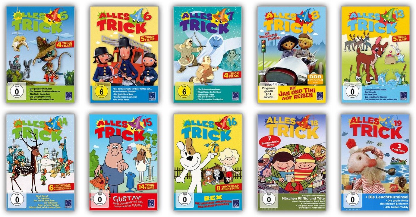 Alles Trick - Zauberhafte Trickfilm-Kult-Klassiker - Edition 1 (DVD)