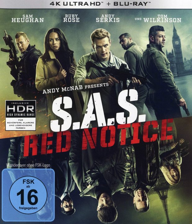 S.A.S. Red Notice (4K UHD), gebraucht, ohne Cover