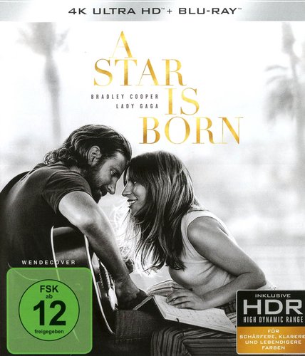 A Star Is Born (4K UHD), gebraucht, ohne Cover