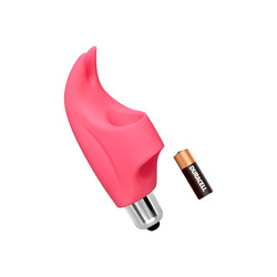 Fingervibrator aus Silikon, 10 cm