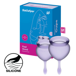 Satisfyer Feel Good - Menstrual Cup Set, 15 &amp; 20 ml