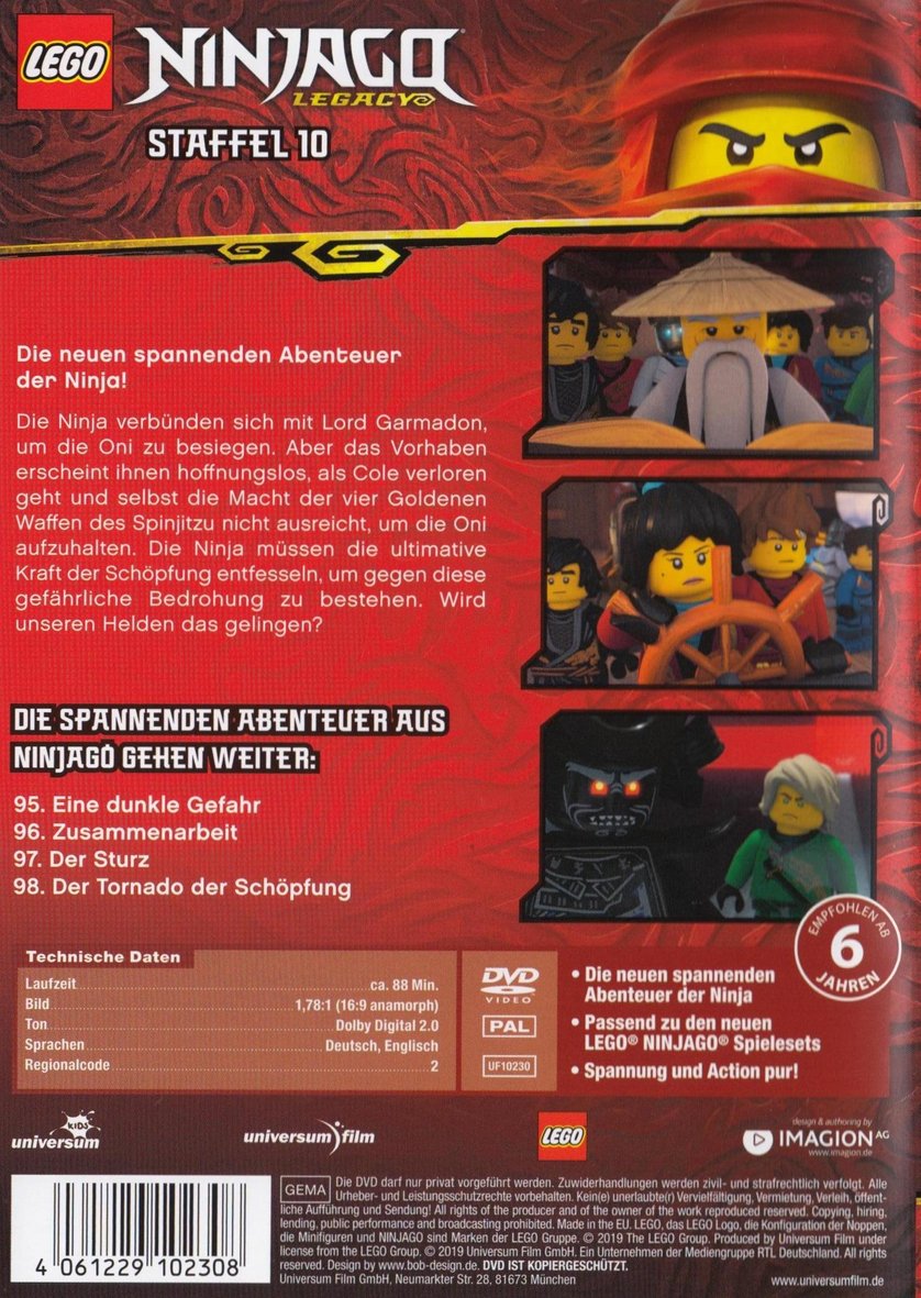 Lego Ninjago Staffel 10 Dvd Oder Blu Ray Leihen Videobuster De