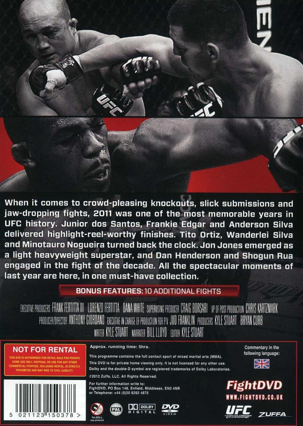 DVD UFC Best of 2011 DVD