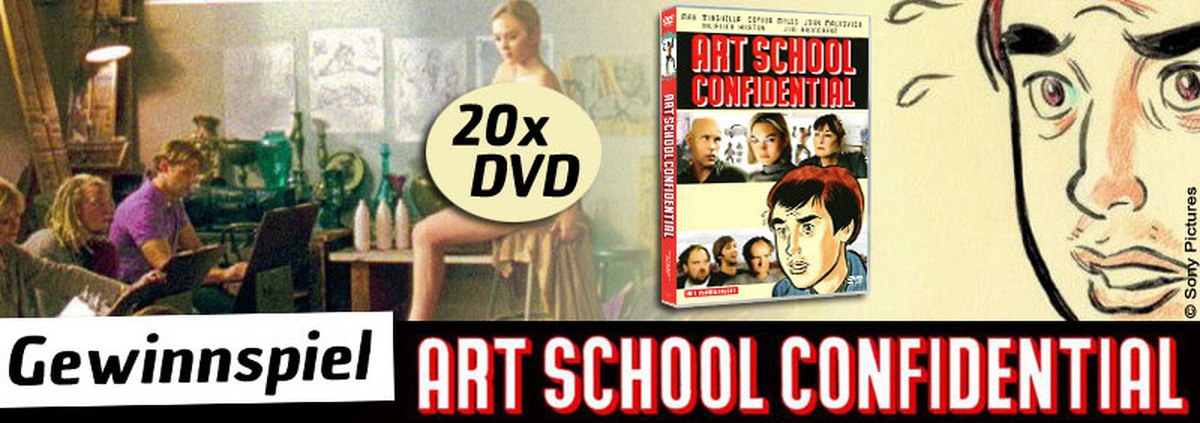 Art School Confidential Gewinnspiel: Die Kunst zu gewinnen: 'Art School' frei Haus!