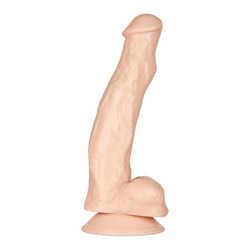 Naturdildo mit Saugfuß, 29 cm