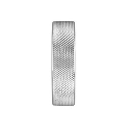 Massiver Ring mit Rautenmuster, 4,5 cm