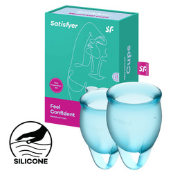 Satisfyer Feel Confident - Menstrual Cup Set, 15 &amp; 20 ml