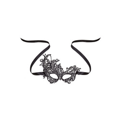 Asymmetrische Spitzenmaske