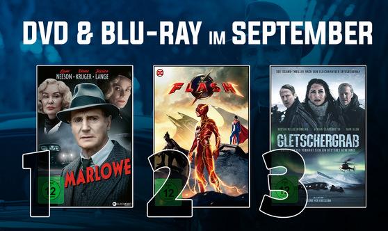 DVD & Blu-ray Film-Charts September 2023: Top 10: Eure September Highlights fürs Heimkino!