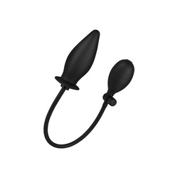 Aufblasbarer Analdildo aus Silikon, 12 cm