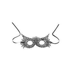 Elegante Maske im Eulendesign