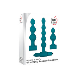 Vibrating Bumpy Bead Set, 4 Teile