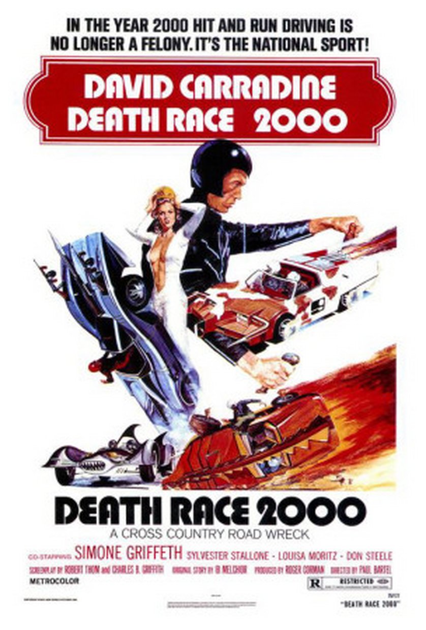 death race 2000 movie poster