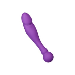 Doppelseitiger Silikon-Dildo, 18 cm