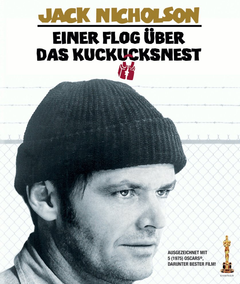 Einer Flog übers Kuckucksnest Ganzer Film Deutsch Blu-ray Cover