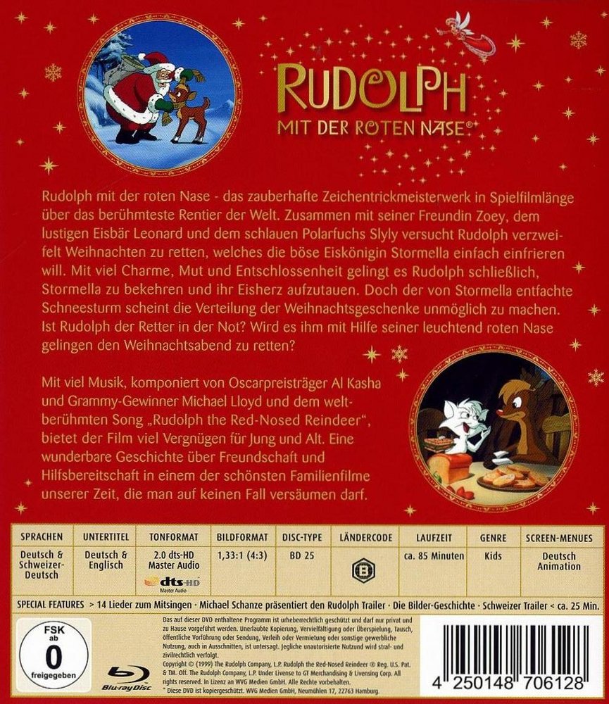Rudolph mit der roten Nase  Trickfilm  VHS kaufen