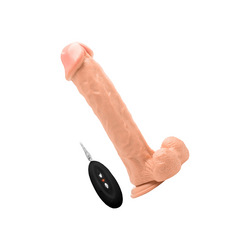 Vibrating Realistic Cock with Remote, 30 cm