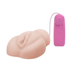 Vagina-Masturbator mit Vibration, 13 cm