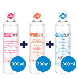 Vielseitiges Gleitmittel-Set, 3 Stück, 900 ml