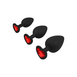 Bling Plugs, 7,5   9,5 cm, 3 Teile