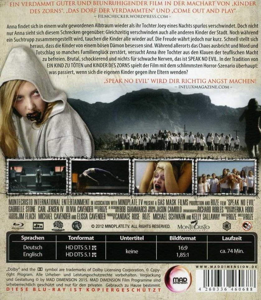 Speak No Evil Trailer Deutsch