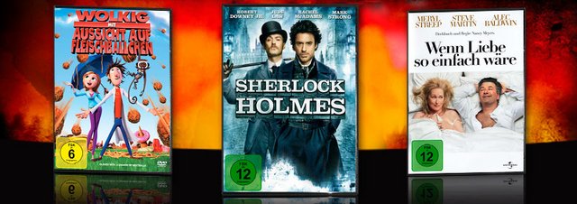 Film-Hits neu im Verleih: Gute Aussichten: Liebe mit Sherlock & Fleischbällchen