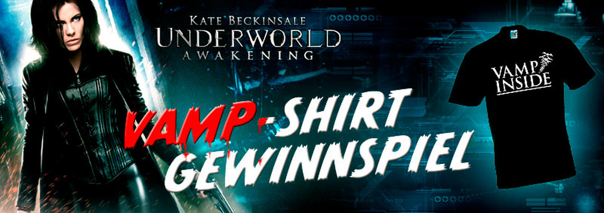 Vamp-Shirt Gewinnspiel: Gewinne ein schwarzes Vamp-Shirt mit Biss!