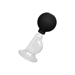 Brustpumpe mit Pumpball, 2 Teile