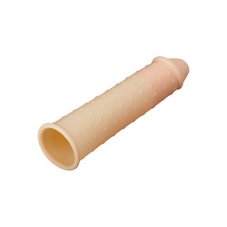 Penis verlängerung mit Noppen aus Silikon, 16 cm