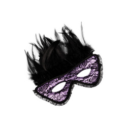 Verführerische Maske mit Federn