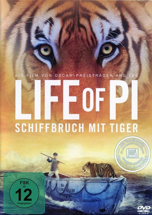 Life of Pi - Schiffbruch mit Tiger (DVD), gebraucht