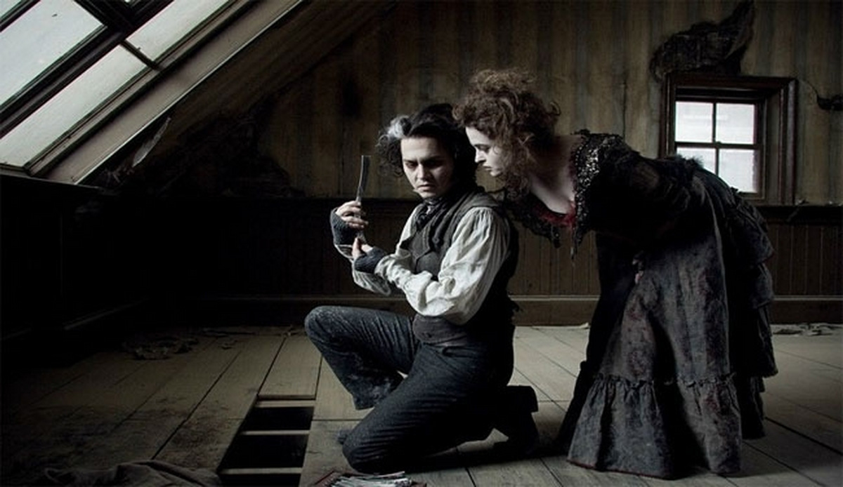 Johnny Depp und Helena Bonham Carter in 'Sweeney Todd' © Warner Home Video 2007