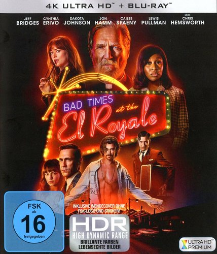 Bad Times at the El Royale (4K UHD), gebraucht, ohne Cover