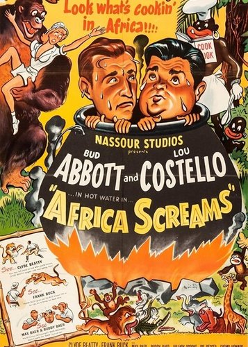 Abbott & Costello in Afrika - Poster 1