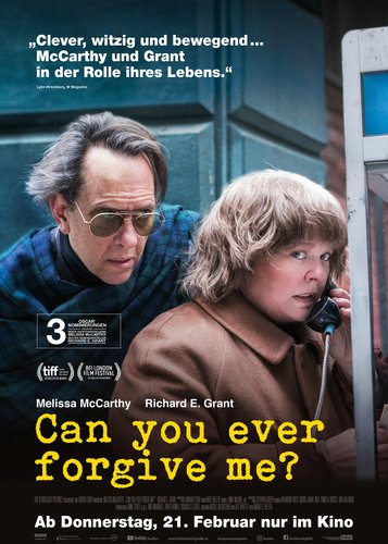 Can You Ever Forgive Me? - Poster 1