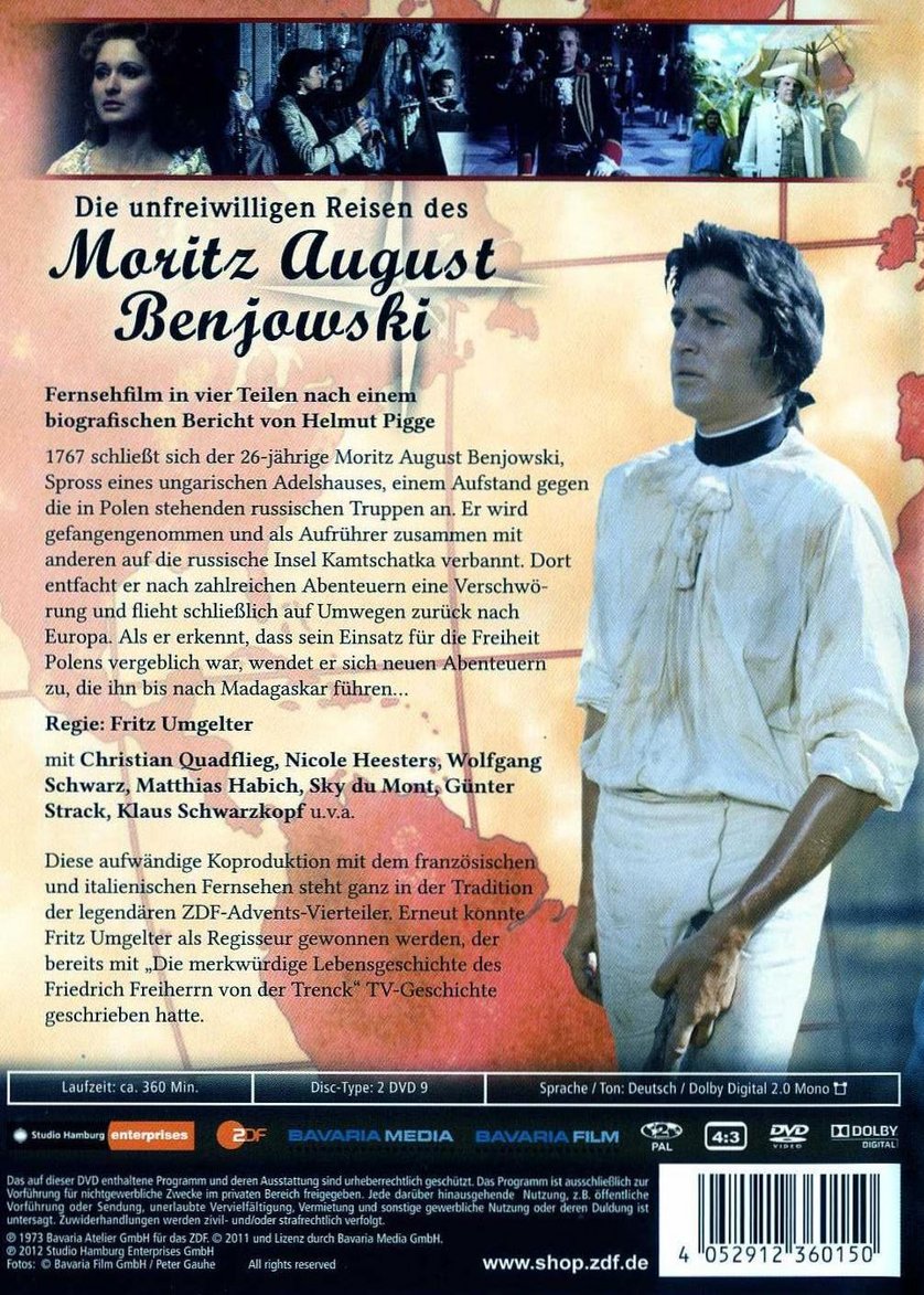 Die unfreiwilligen Reisen des Moritz August Benjowski: DVD oder Blu-ray