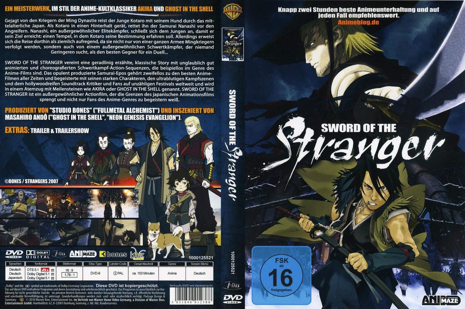 Sword of the Stranger Blu-ray/DVD