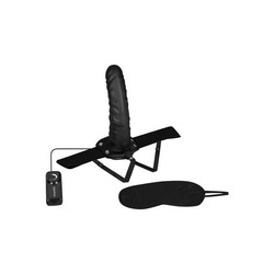 Vibrating Hollow Strap On, 22,5 cm