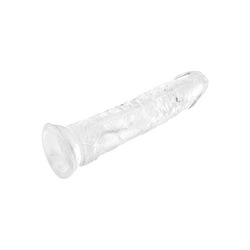 Clear 8 Inch Cock, 22 cm