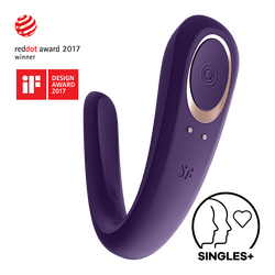 Satisfyer Double Classic aus Silikon, 10 cm
