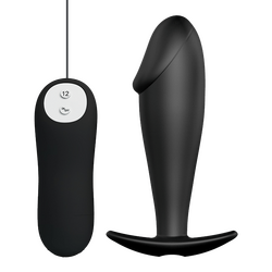 Analplug mit Fernbedienung, 10 cm