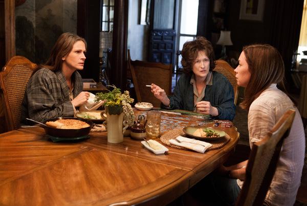 Julia Roberts, Meryl Streep und Julianne Nicholson in 'Im August in Osage County' © TOBIS Film 2013