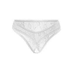 Sexy Ouvert-String mit Ziernaht und Spitze