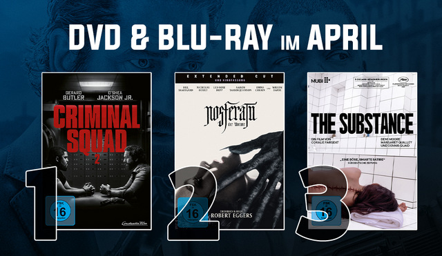 DVD & Blu-ray Charts April 2025: April-Highlights: Besondere Einblicke und Substanzen