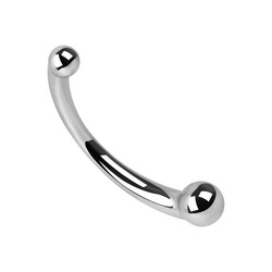 Prostata-Stimulator aus Edelstahl, Größe L, 19,6 cm